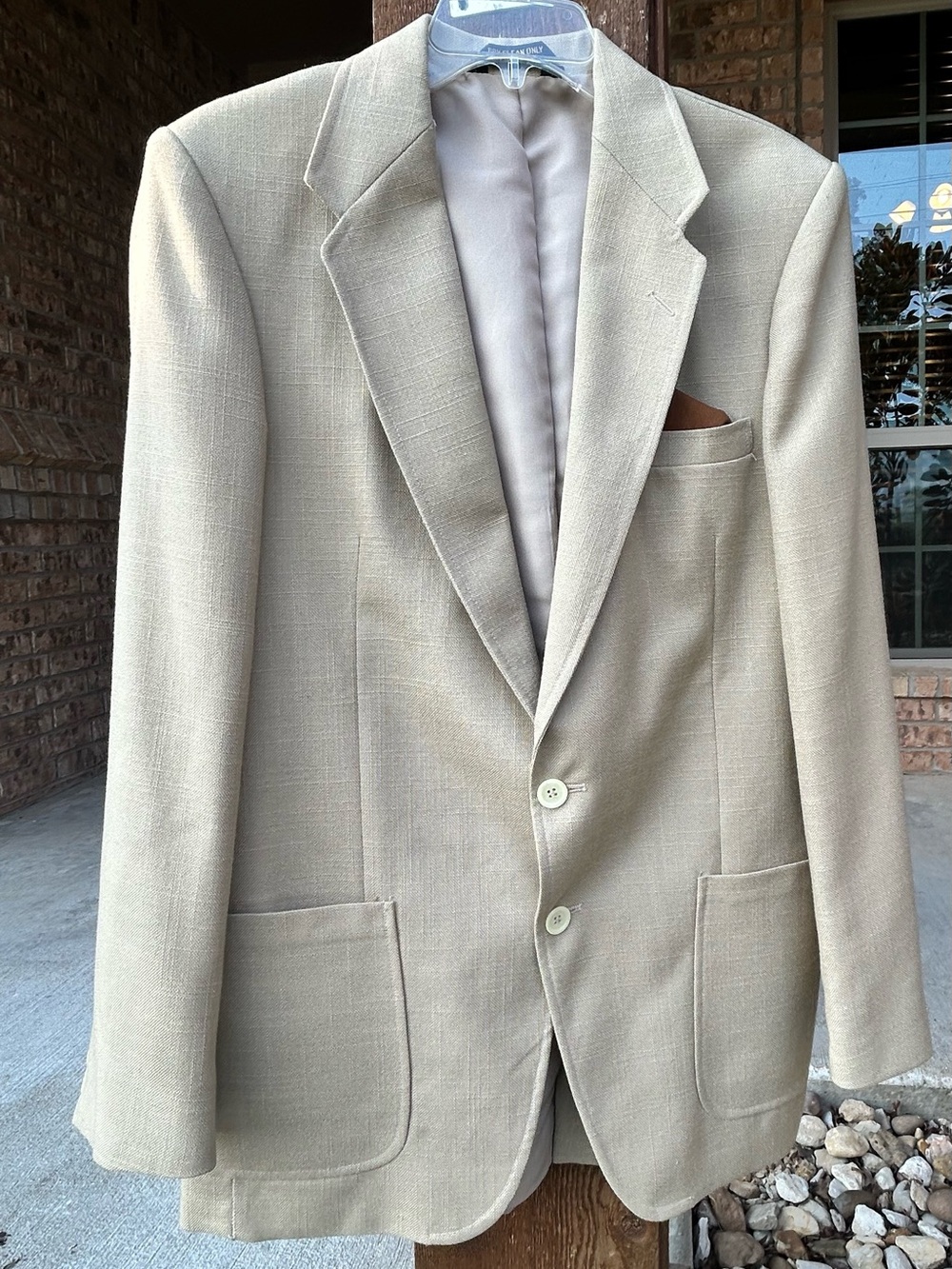 Farah Light Beige Vintage Men’s Sport Coat